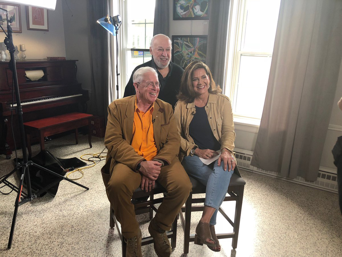 Bruce Cockburn - Bernie Finkelstein - Lisa LaFlamme CTV interview Academy Theatre Lindsay, ON - 4 May 2018