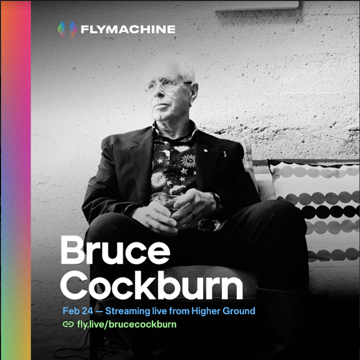 Bruce Cockburn Livestream promo 
