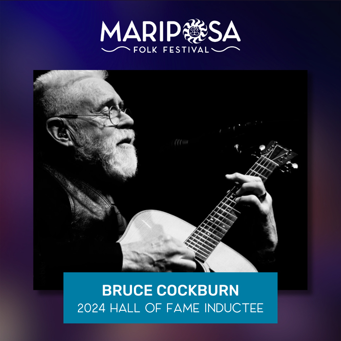 Bruce Cockburn  Mariposa Hall of Fame - 2024