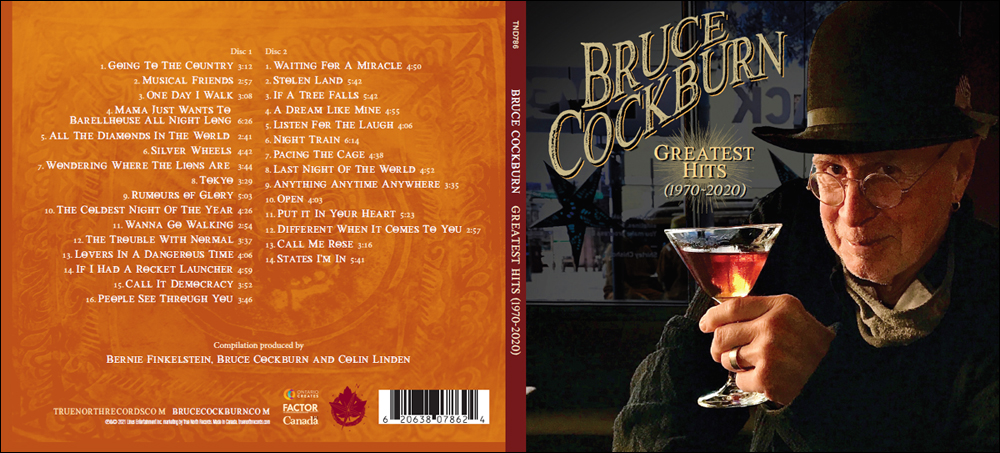 Bruce Cockburn Greatest Hits 1970-2020 jacket